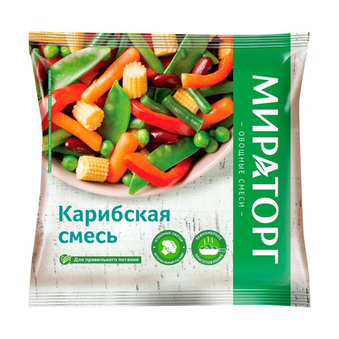 Овощная смесь Карибская  с/м 400гр  ТМ Мираторг