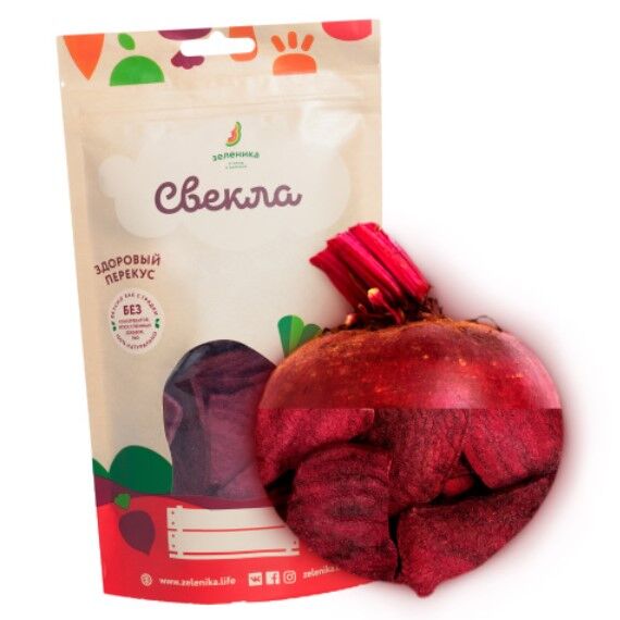 Овощные чипсы из свеклы