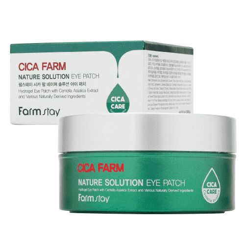 Farm Stay Патчи для глаз с центеллой азиатской Eye Patch Cica Farm Nature Solution, 90гр(60шт)