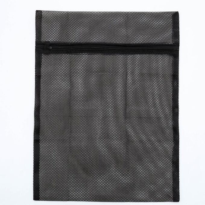 Мешок для стирки белья, черный 40*50 см