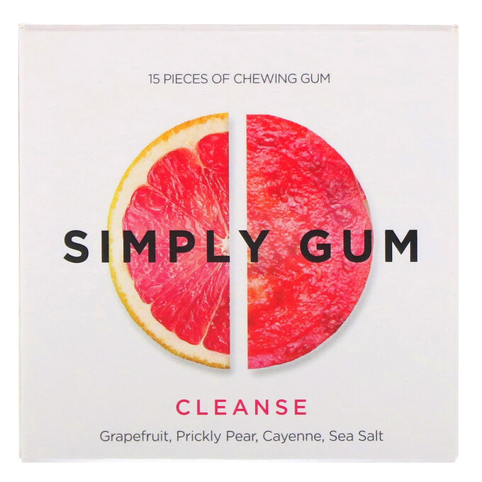 Simply Gum, Очищающая жевательная резинка, 15 шт.