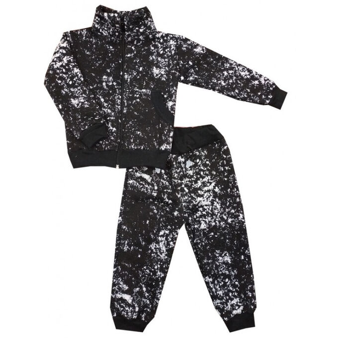Спортивный костюм 0212/9 (снежок, черный)