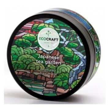 EcoCraft. Натуральная маска для увлажнения и восстановления волос &quot;Японский чайный сад&quot;, 150 мл.