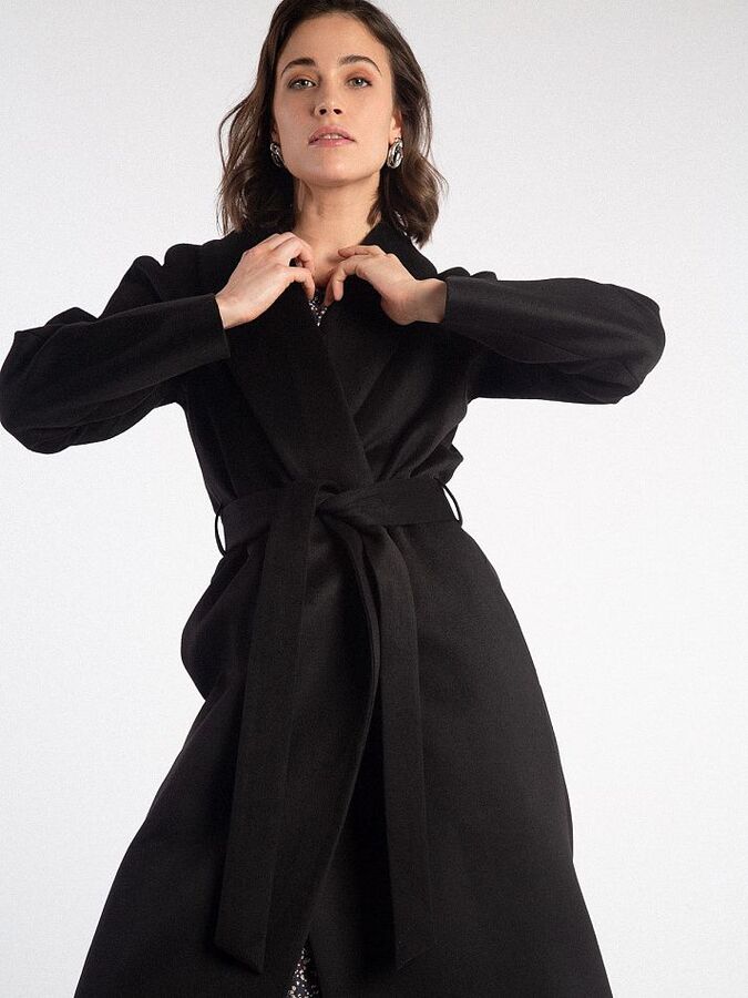Емка новинки. Пальто Zarina черное. Zarina пальто черное 2021. Пальто черное Zarina collection.