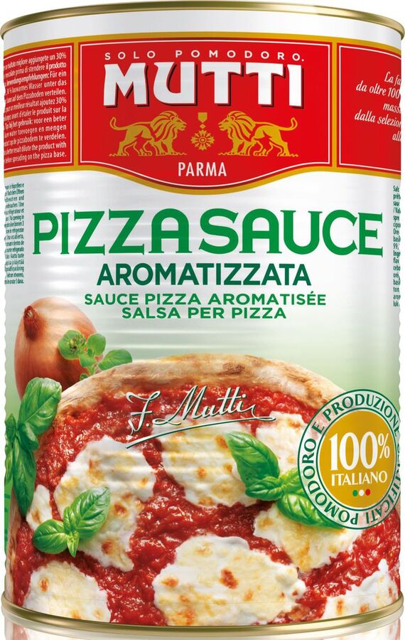 Mutti &quot;Томатный соус для пиццы ароматизированный &quot;&quot;Мутти&quot;&quot; (0,400 кг)  ж/б