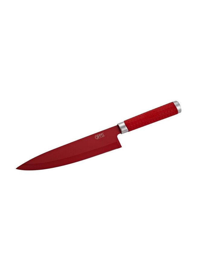 6677 GIPFEL Нож ZING 20,3см нержавеющая сталь, ручка с силиконовым покрытием, с лазерной эмблемой