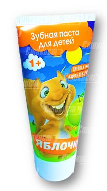 Зубная паста для детей Яблочко, от 1года, D.I.E.S, 75г