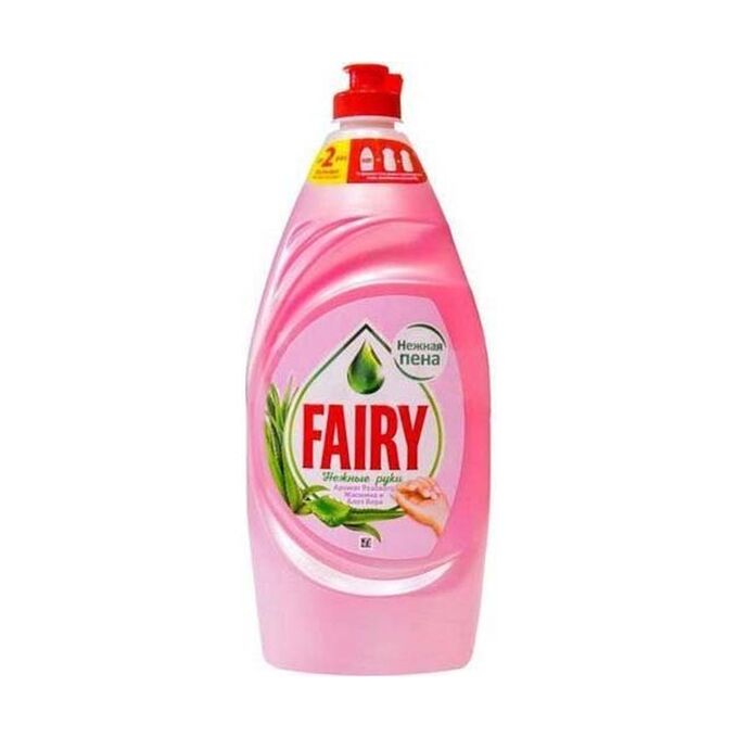 Средство для посуды нежные руки розовый жасмин и алоэ вера, Fairy, 450мл