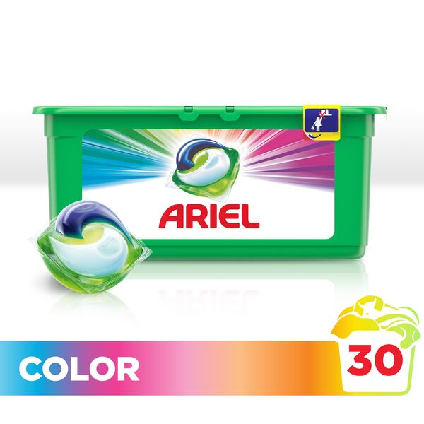 ARIEL Авт Гель СМС жидк. в растворимых капсулах Liquid Capsules Color 30X27г