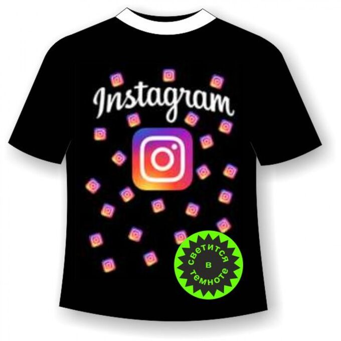 Мир Маек Подростковая футболка Инстаграм (Instagram) 1119