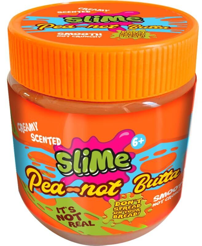 Слайм Junfa Жвачка для рук &quot;Pea-Not Batta slime&quot; Орахисовое масло, цвет терракотовый