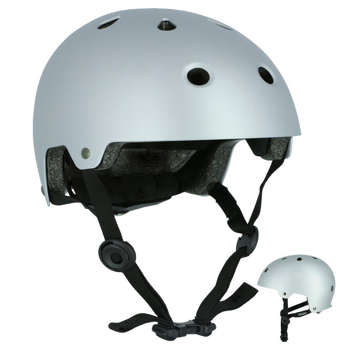 Шлем H PLAY 5 для взрослых светло-серый OXELO