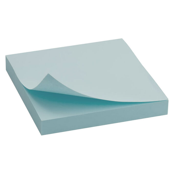 Блок бумаги с липким слоем Delta D3314-04, 75x75 мм, 100 листов, синий