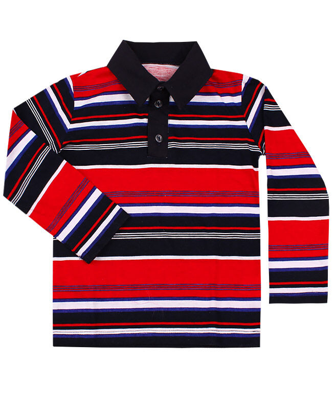 Красная рубашка-поло для мальчика 80592-МО18