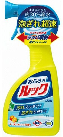 JP/ Lion Look Spray For Bathroom Spray Чистящее средство д/ванны, аромат Апельсина, 400мл