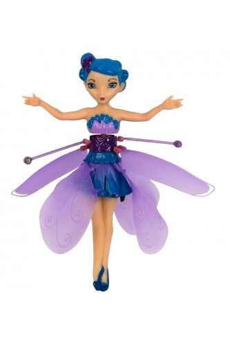 Оригинальная летающая фея Flying Fairy с подсветкой и музыкой, цвет голубой