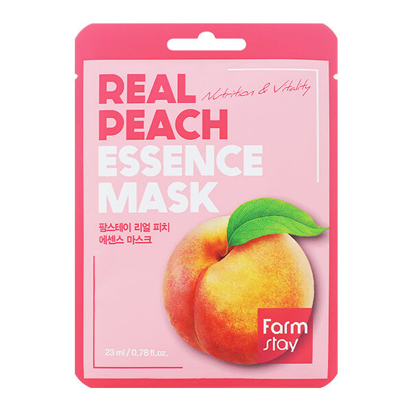 FARM STAY Тканевая маска с экстрактом персика Real Peach Essence Mask