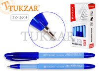 Tukzar Ручка масляная, 0,7 mm, цвет чернил синий, ГОЛУБОЙ корпус. Производство - Россия.