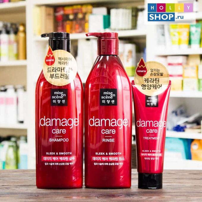 Mise-en-Scene Damage Care Shampoo Шампунь для поврежденных волос 680 мл, ,