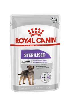 STERILISED (СТЕРИЛАЙЗД)
Паштет для взрослых стерилизованных собак 0,085 кг