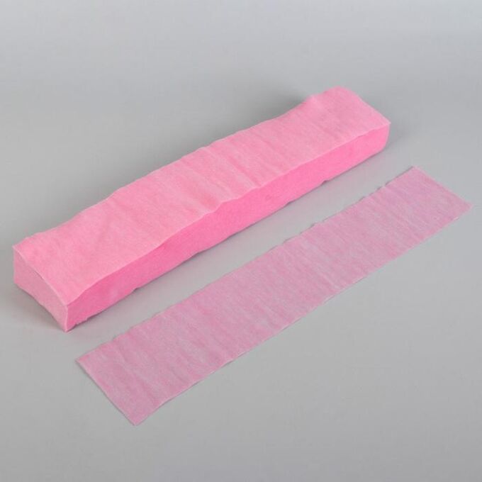 Набор одноразовых воротничков, без липкого слоя, 8 - 40 см, 100 шт, цвет розовый