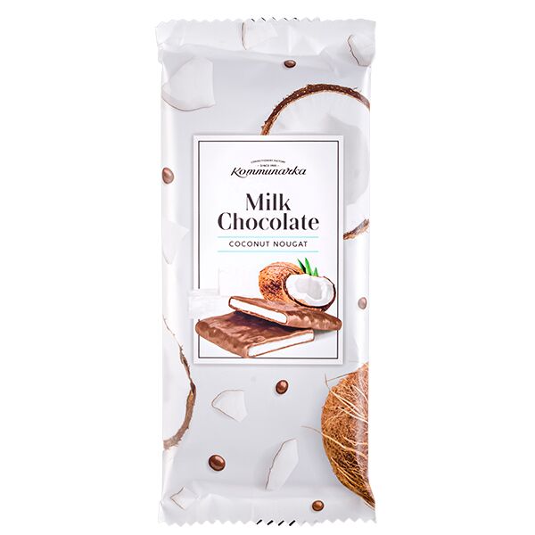 Шоколад Коммунарка Молочный COCONUT NOUGAT 80 г