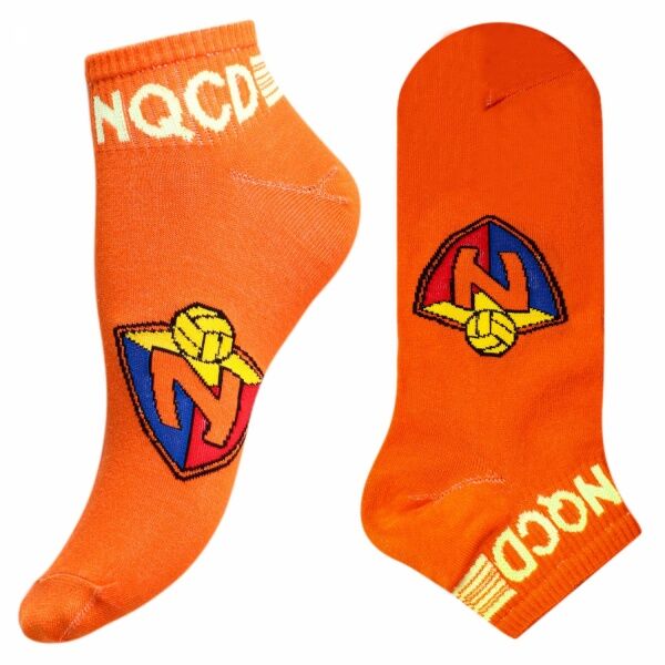 Носки мужские люминесцентные &quot; Super socks СВЕТ-22 &quot; оранжевые принт2 р:40-45