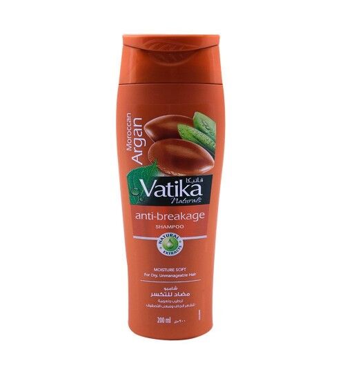 Шампунь для волос DABUR VATIKA Naturals (Argan) - C маслом Арганы 200мл