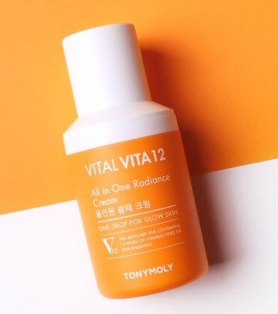 TonyMoly / Витаминный крем для лица Tony Moly Vital Vita 12 Synergy Cream,  45ml | TONYMOLY. Косметика для защиты и питания кожи