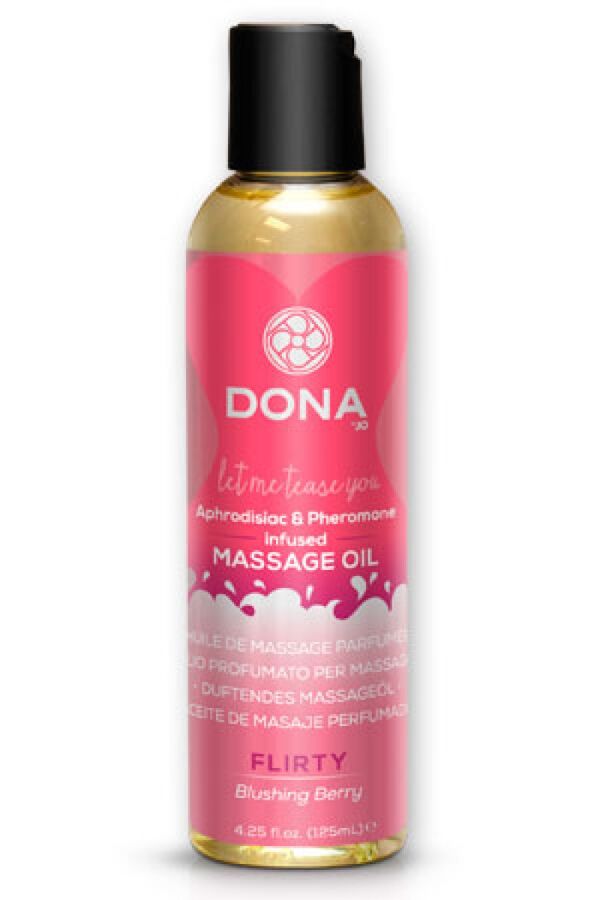Массажное масло DONA Scented Massage Oil Flirty Aroma: Blushing Berry (110 мл)