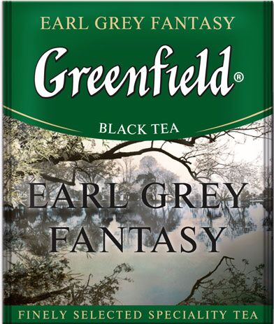 Greenfield Чай Гринфилд Earl grey fantasy пакет термосаше в п/э уп. для Horeka 2г 1/100/10