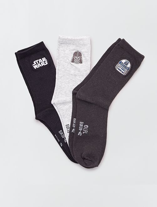 Комплект из 3 пар носков &#039;Звездные войны&#039;