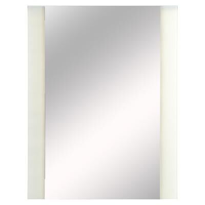 Зеркало , настенное, 67x52см, с декоративными вставками (цвет вставки белый)