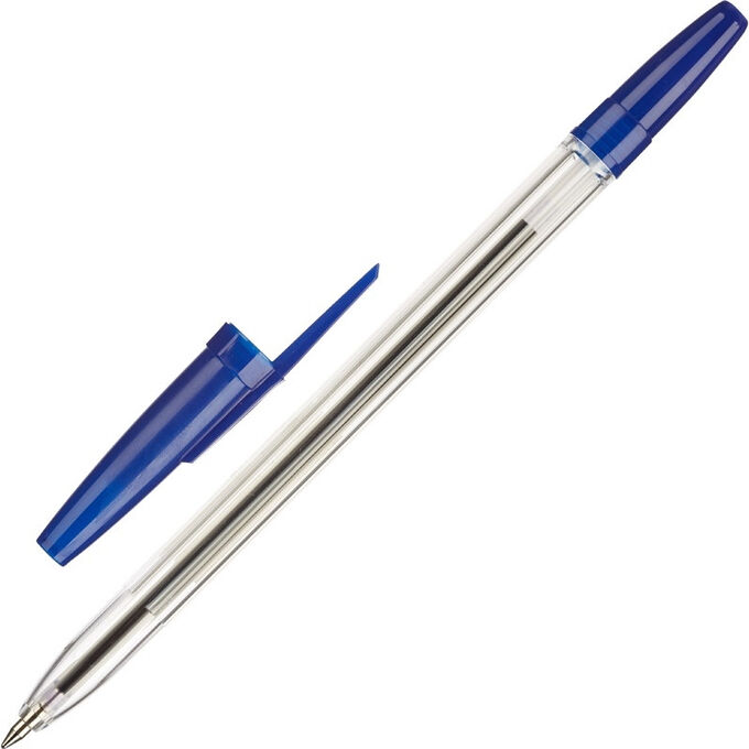 Ручка шариковая РВ10, синий стержень