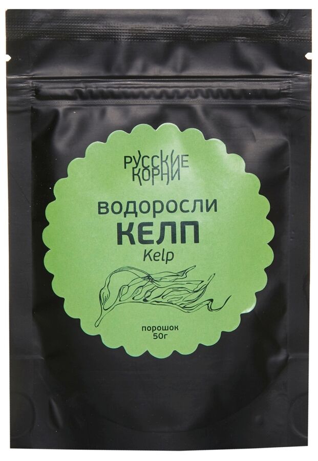 Русские корни Келп водоросли (Порошок) 50 гр.