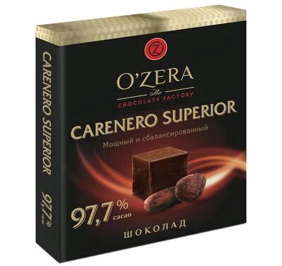Яшкино Шоколад OZera Carenero Superior 97,7% 90г