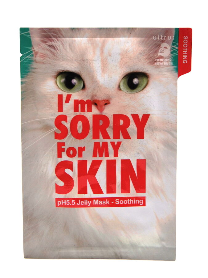 I’M sorry for my Skin I&#039;m Sorry for My Skin. Тканевая маска pH5.5 УСПОКАИВАЮЩАЯ,  pH5.5 Jelly Mask - Soothin, 33 мл.