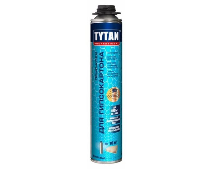 Клей монтажный Tytan Tytan Professional Пено-клей для гипсокартона 840 мл