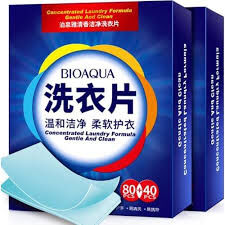 BioAqua Concentrated Laundry Formula салфетки для стирки белья, 80шт. + 40шт