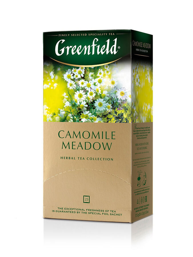 Чай Гринфилд Camomile Meadow, 25пак