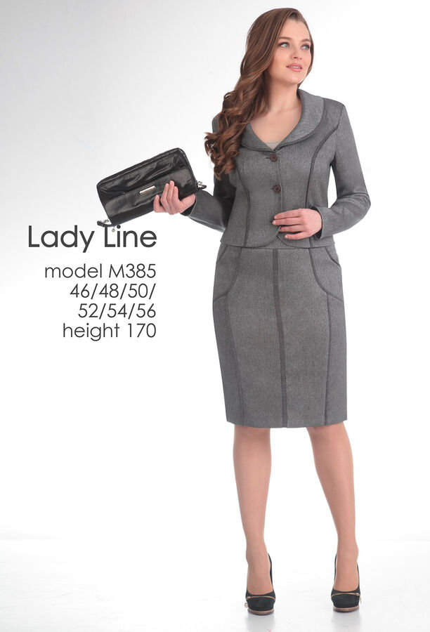 Комплект Lady Line 385 серый