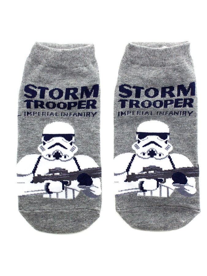 Короткие носки р.37-44 &quot;Star Wars&quot; Клон Серые