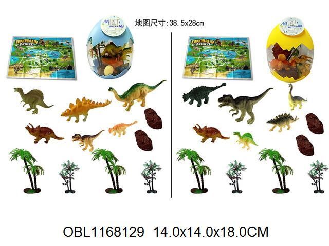 877-18 игровой набор динозавр в пластик. в яйце 1168129