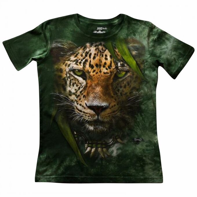 Мир Маек Подростковая футболка Леопард KP 263