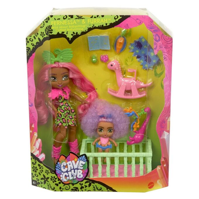 Игровой набор Mattel Cave Club &quot;Няня&quot; с двумя куклами