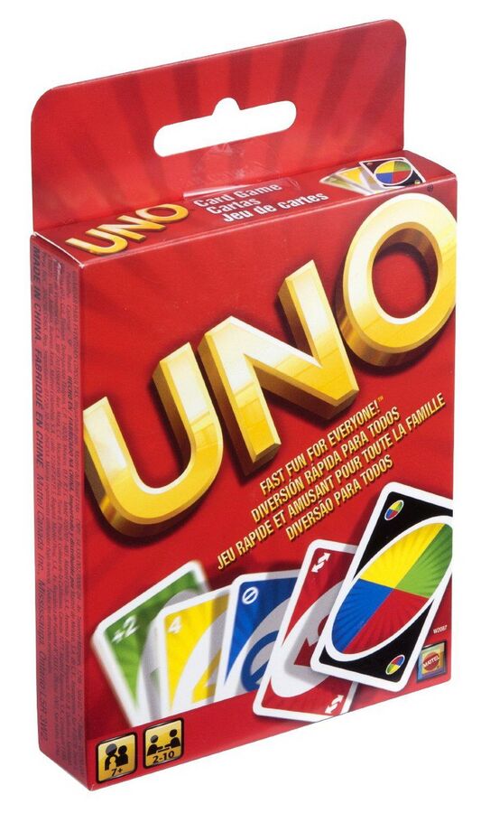 Настольная игра Mattel UNO карточная, классическая222