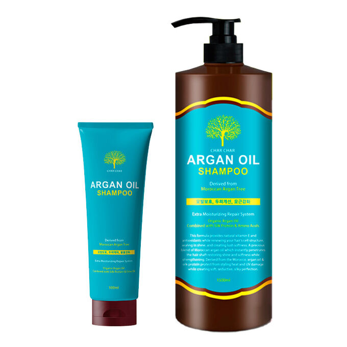 Char Char Шампунь для волос АРГАНОВЫЙ Argan Oil Shampoo, 100 мл