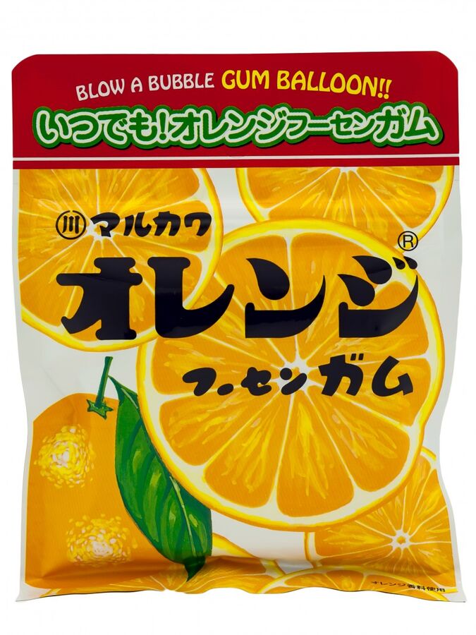 Резинка жевательная Marukawa Orange &quot;Апельсин&quot;, 47г