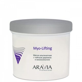 ARAVIA Professional 6011, Маска альгинатная с чайным деревом и миоксинолом &quot;Myo-Lifting&quot;, 550 мл