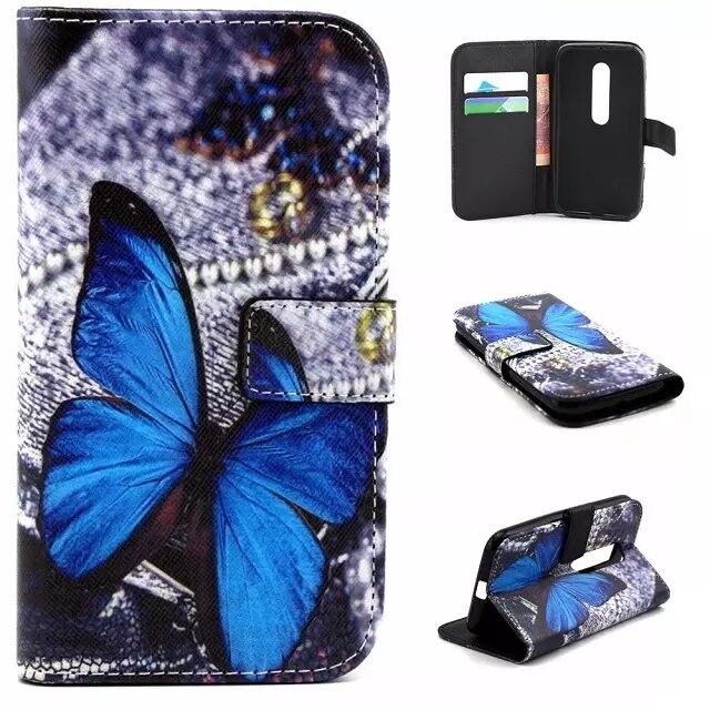 Бабочка. Чехол книжка с рисунком на телефон Samsung Galaxy